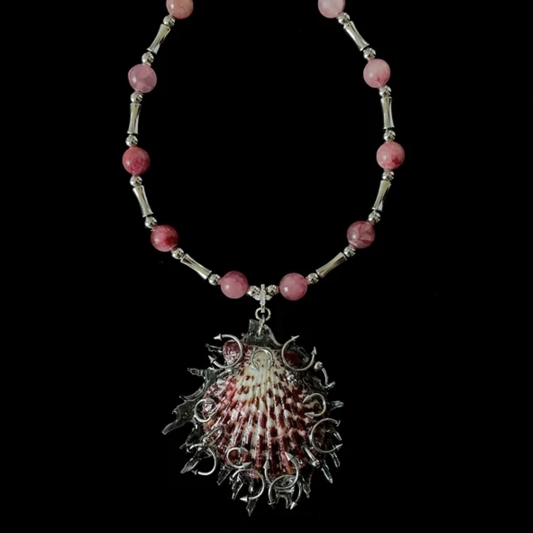 国内で当店のみ 666999 - “Punk-clam” piercing necklace