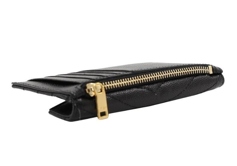 送料関税込☆SAINT LAURENT 小銭入れ付き フラップカードケース