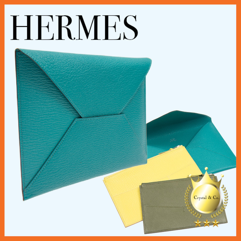 ◇他カラー◎◇ HERMES 《ニュー・H パッサン》 コンパクト 財布