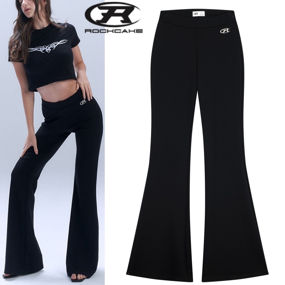 ROCKCAKE★韓国★人気★Tribal Cutout Bootcut - Black