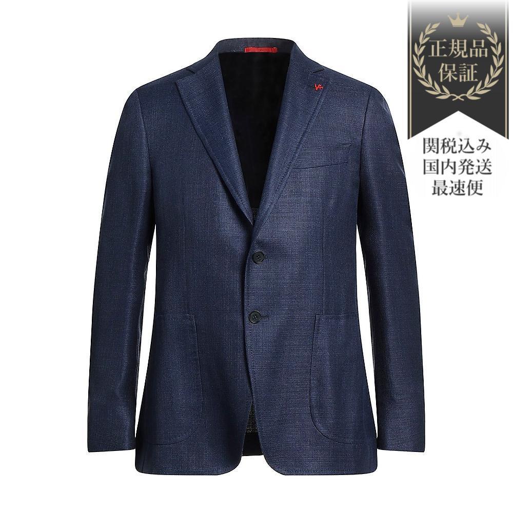 連休限定価格‼️Italy製 ISAIA 新ロゴwoolジャケット‼️