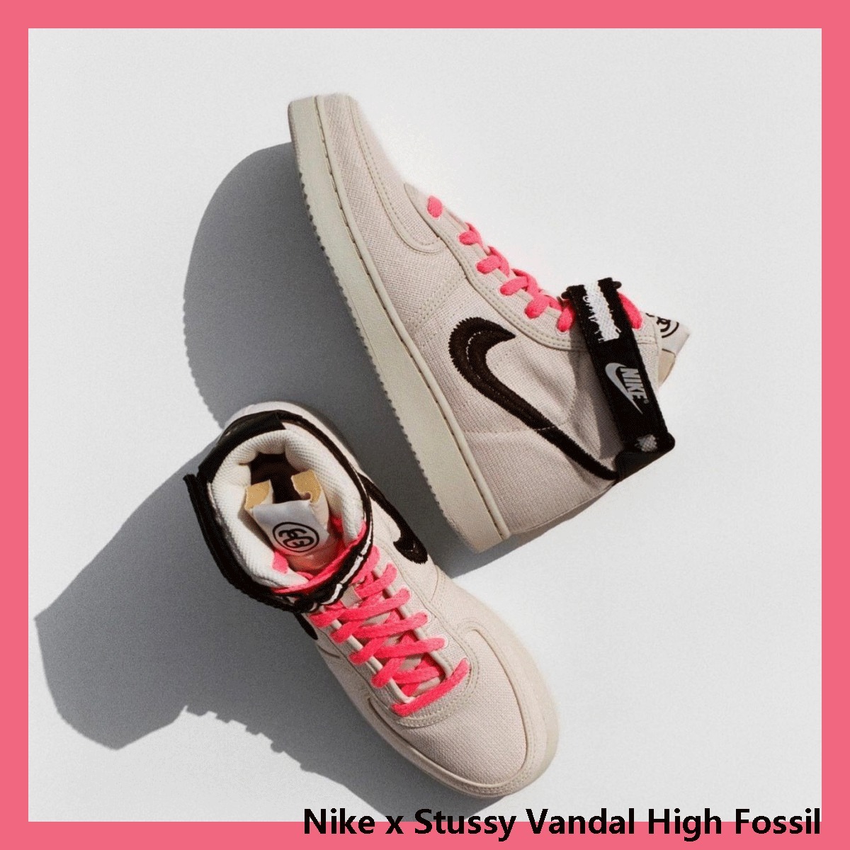 大人気! ★ Nike x Stussy Vandal High Fossil ★送料・関税込