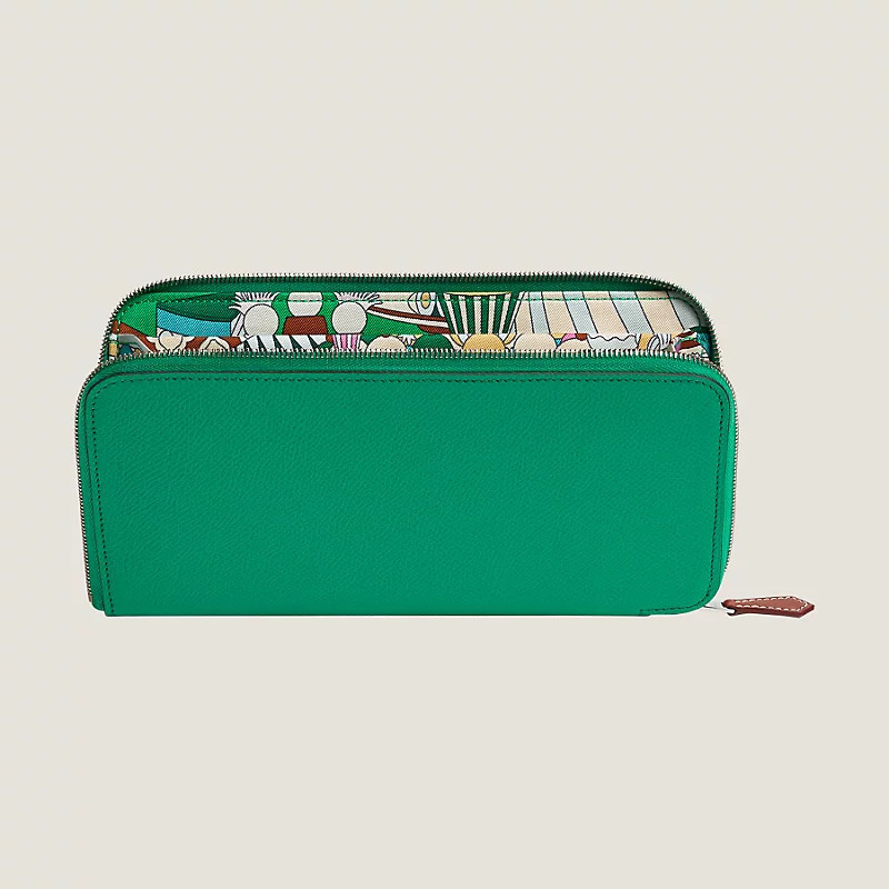 HERMES 人気 長財布 本革レザー シルクイン Silk'In Classique