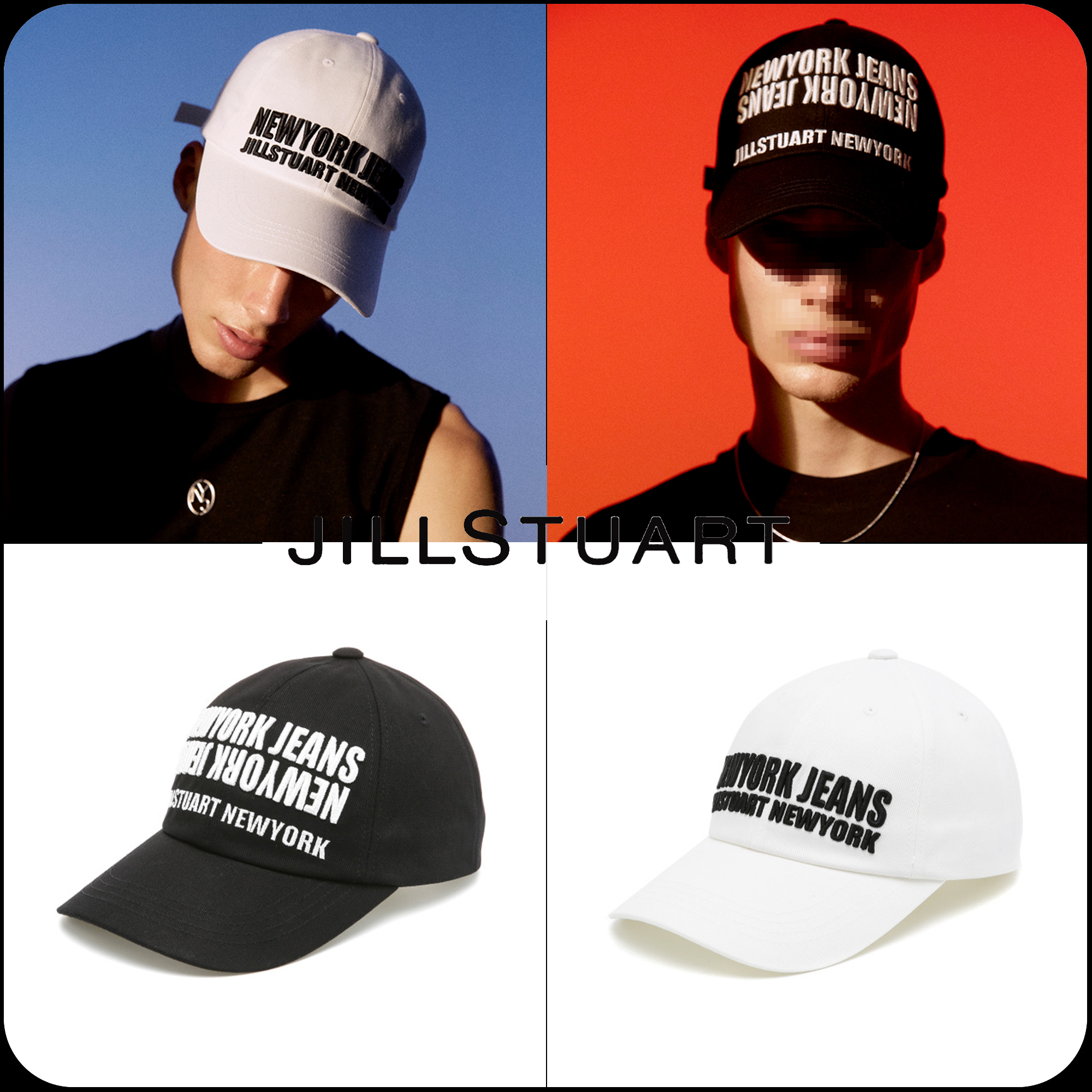 [JILLSTUART]★NEW YORK JEANS EMBROIDERED BALL CAP