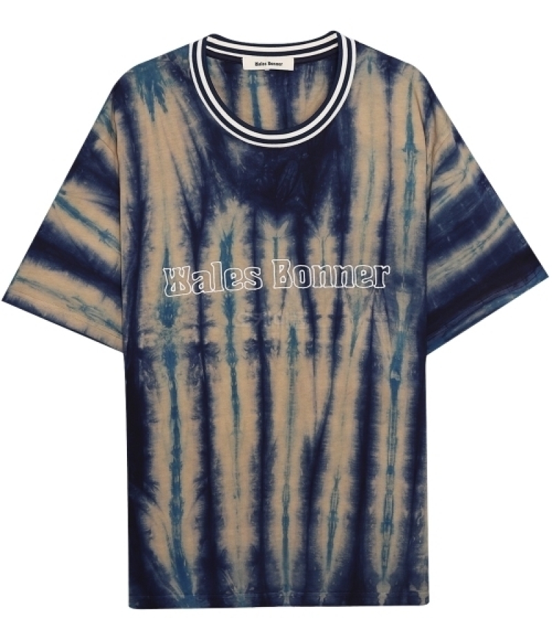 WALES BONNER｜SHORT-SLEEVED ROUND NECK T-SHIRTS (MS23JE1