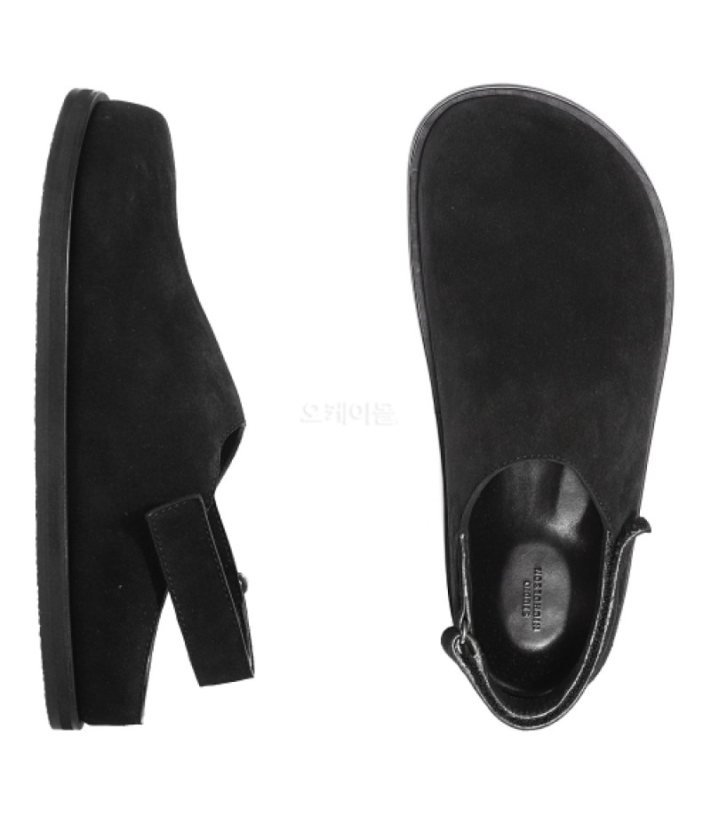 Studio Nicholson - Wearing Slip On Clog Black - Rendez-Vous