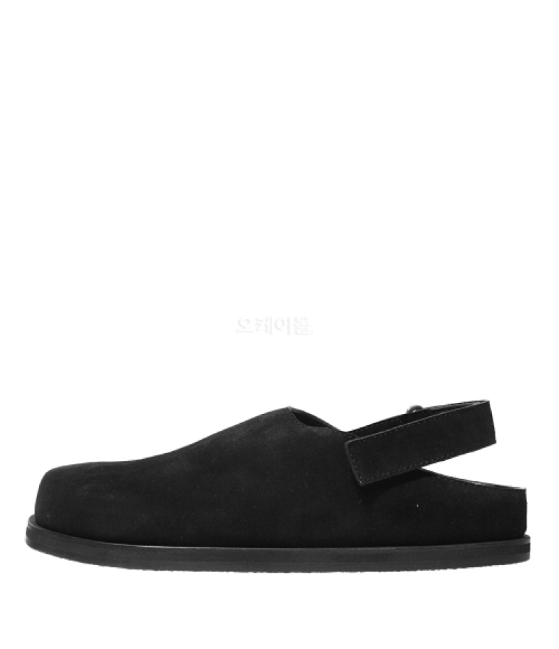 STUDIO NICHOLSON｜SLIP-ONS (HARDNING SNM SUEDE CLOG BLAC