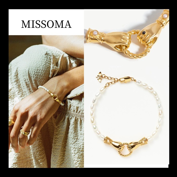 関税送料込【MISSOMA】IN GOOD HANDS パール ブレスレット