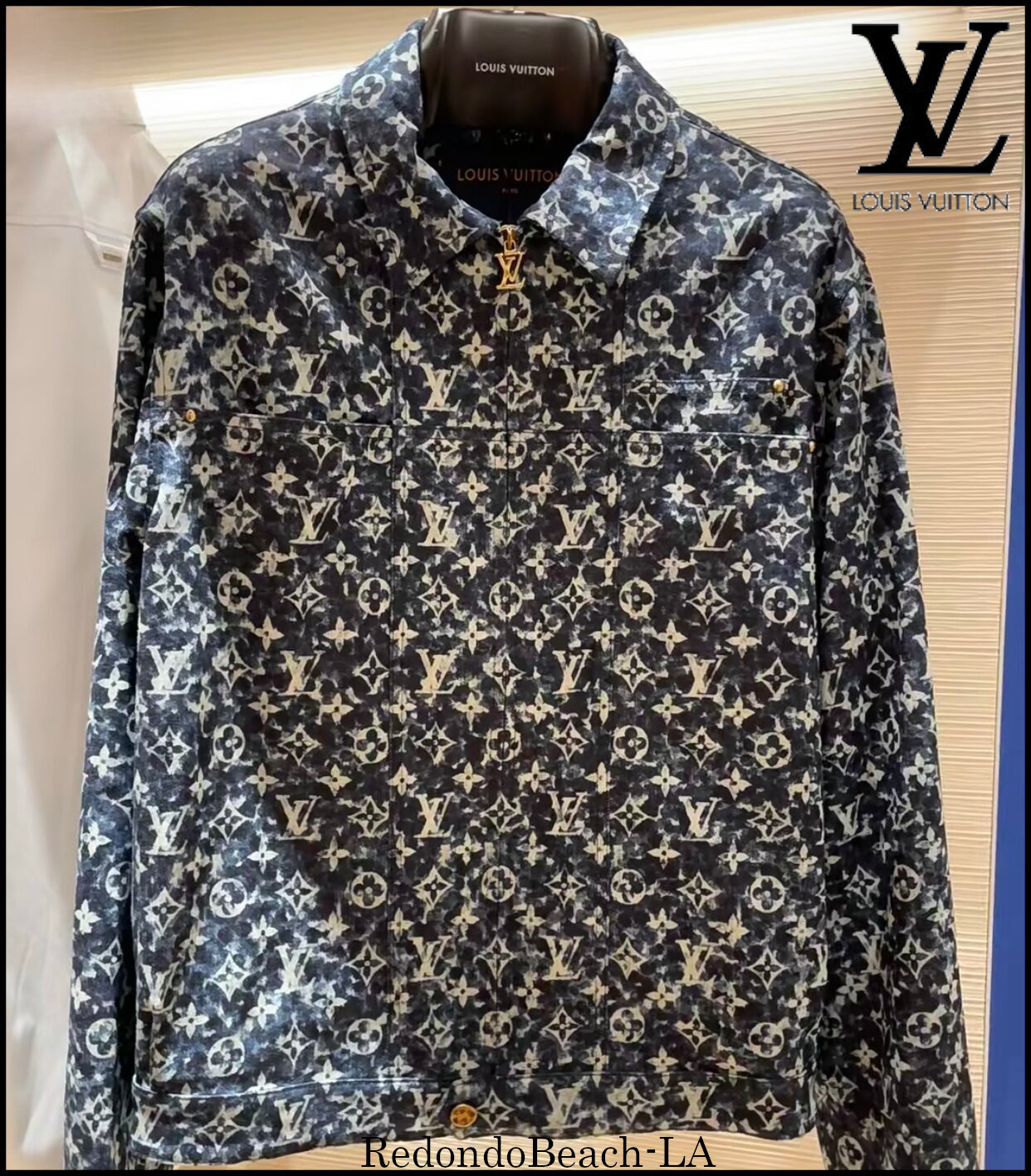 Shop Louis Vuitton 2023-24FW Monogram Denim Street Style Plain