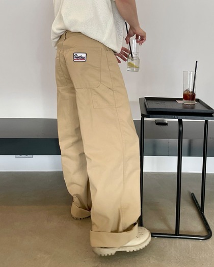 パンツ・ボトムスその他 HUECLOSET Carpenter Wide Pants (4 colors) BBU1092