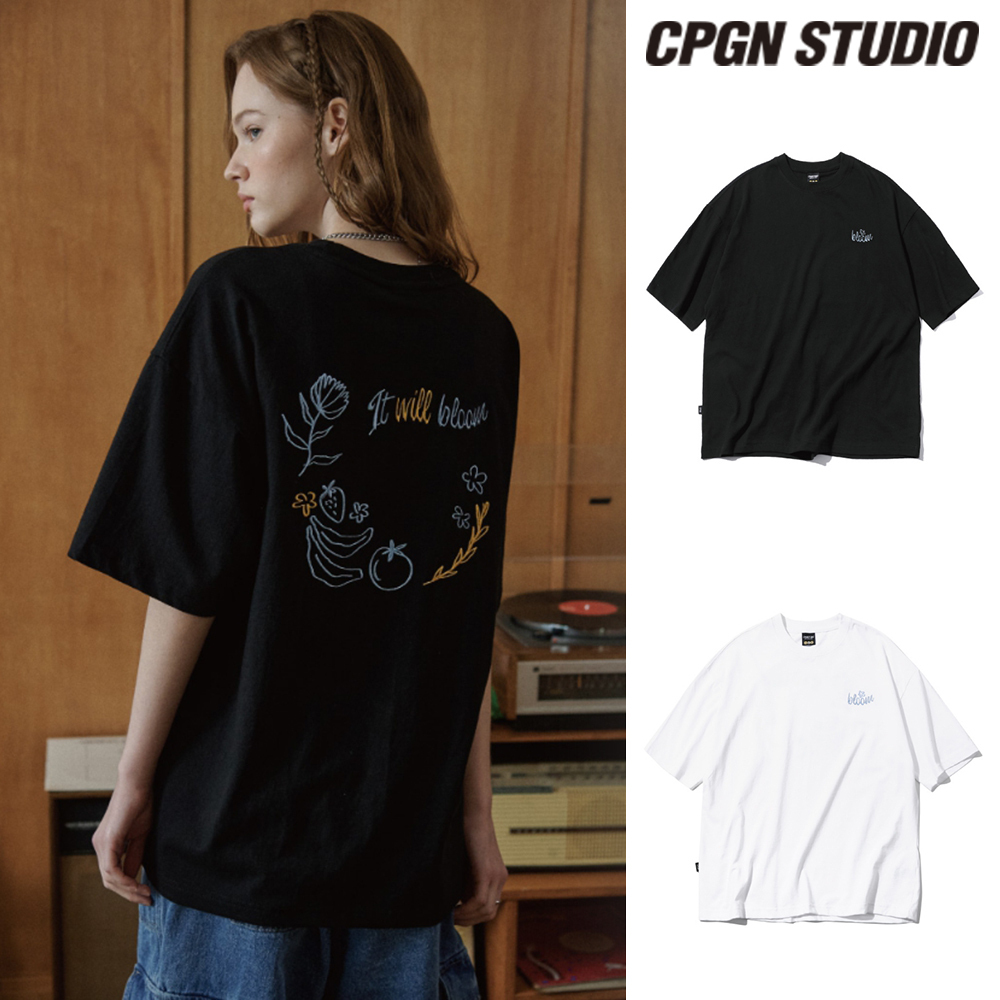 【CPGN STUDIO】WILL BLOOM Embroidery Short Sleeve T-shirt