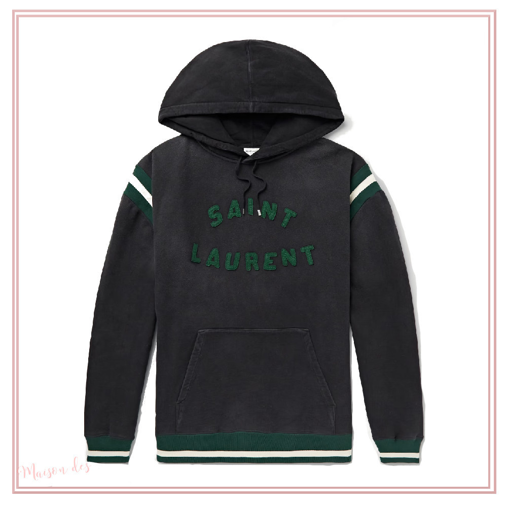 【Saint Laurent】23SS サンローラン レースパーカー フーディ