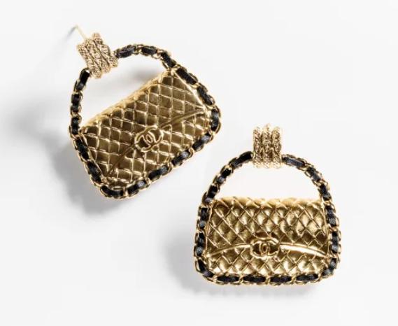 2023 メティエダール◇送料無料【CHANEL】ピアス バッグモチーフ