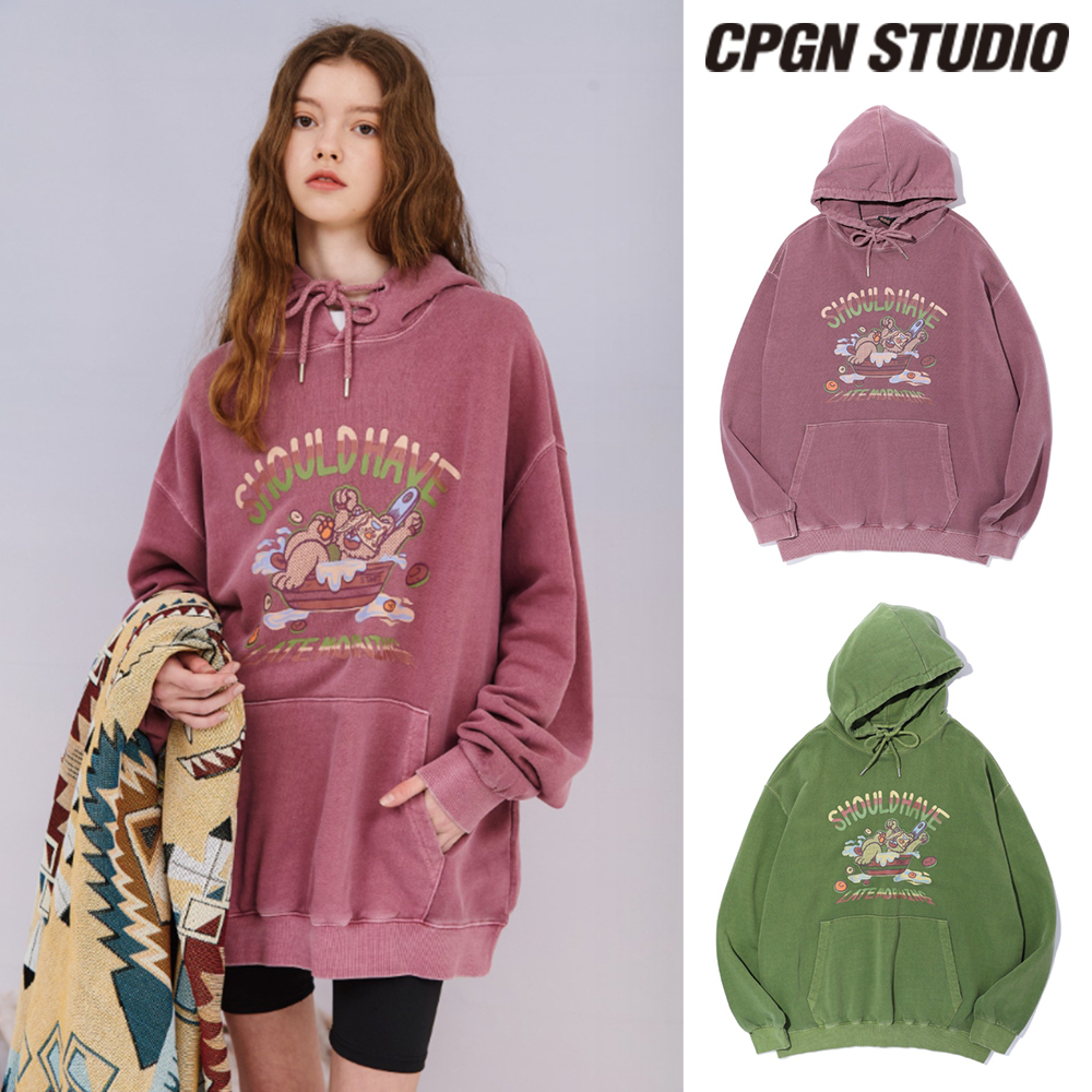 【CPGN STUDIO】Cereal Teddy Pigment Hood