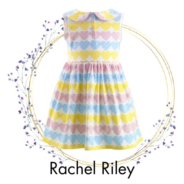 Rachel Riley】関税込▽ ドッティハート ジャージードレス 最も信頼