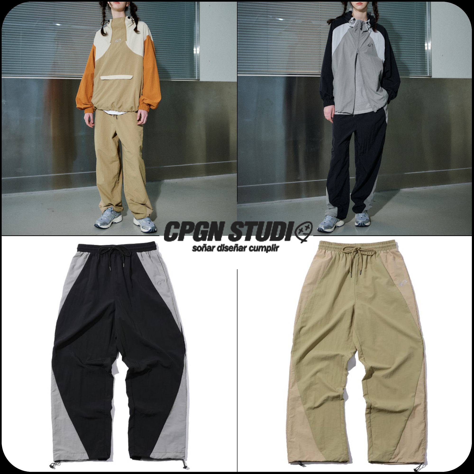 [COMPAGNO]★INSIDE INCISION WIDE PANTS