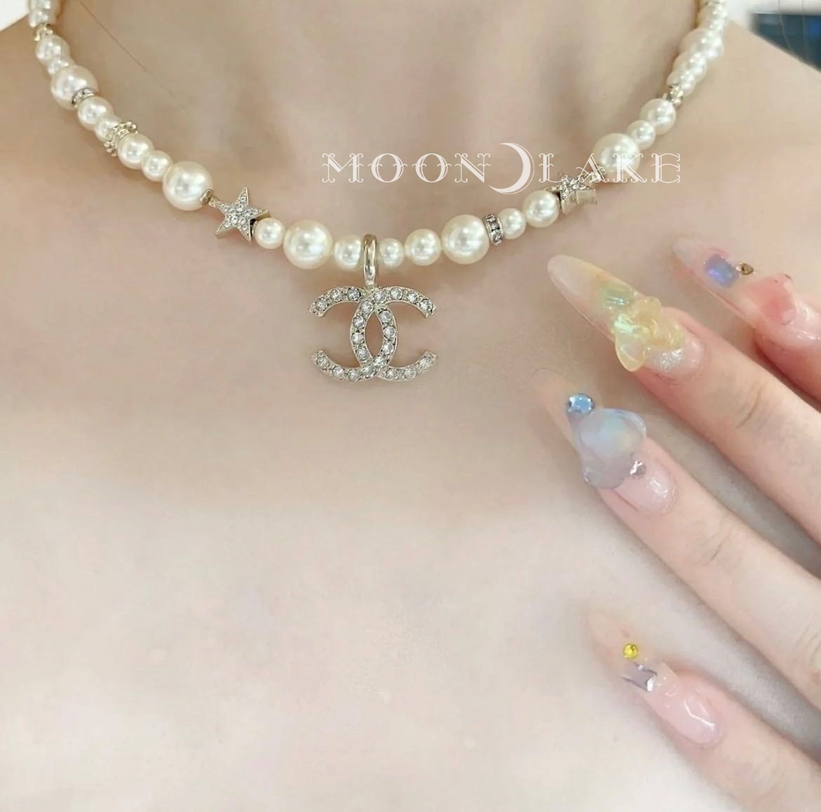 《23A★》CHANEL チョーカー パール スター