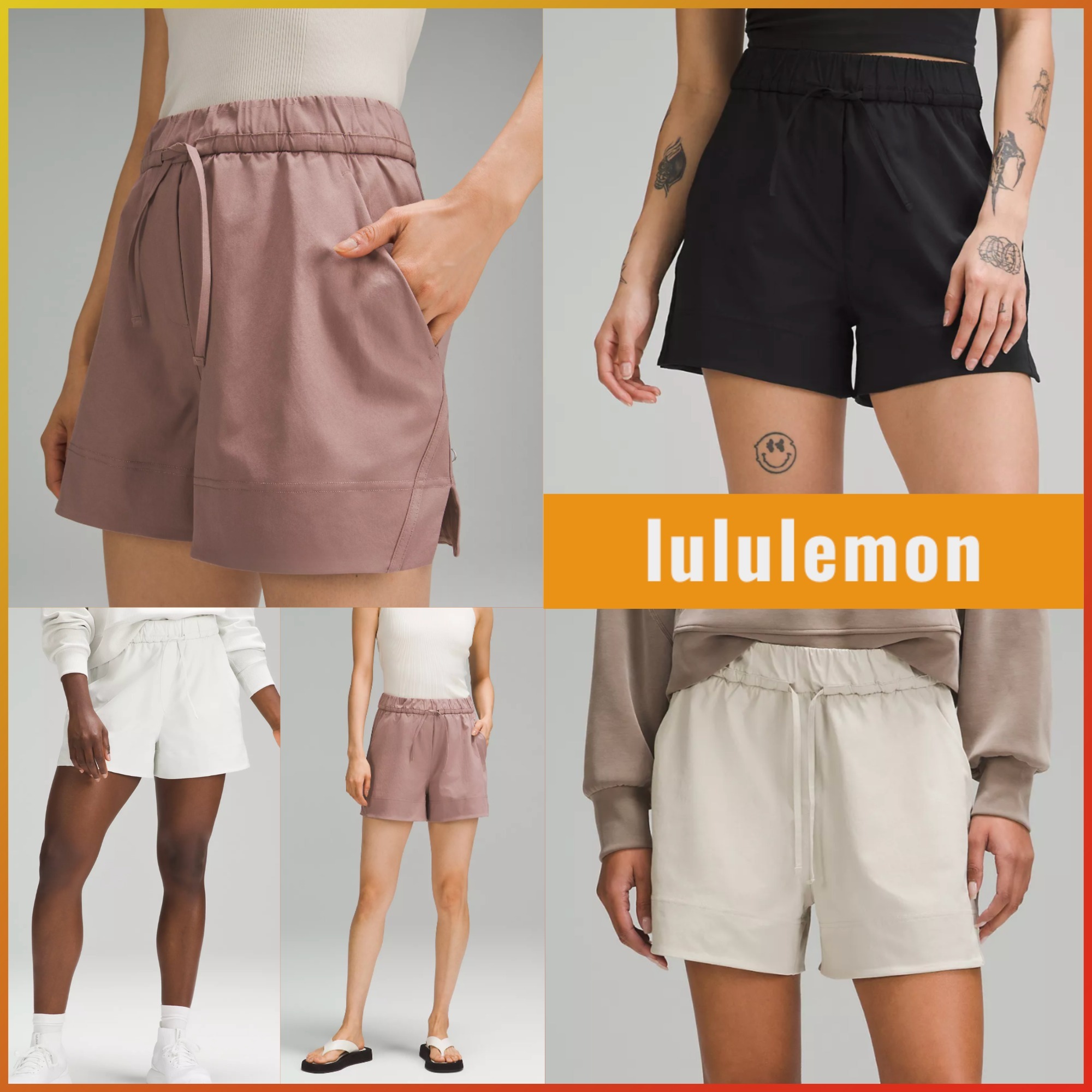 lululemon☆速乾 ハイライズ・ショートパンツ Cinchable Short