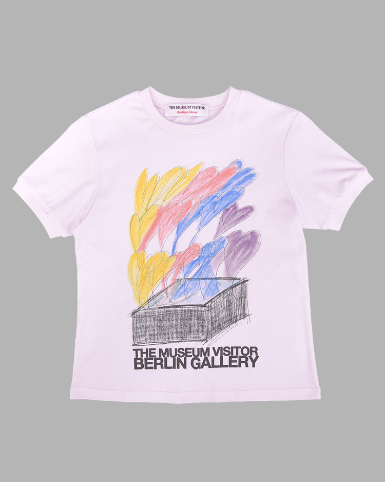 【THE MUSEUM VISITOR】 BERLIN GALLERY T-SHIRTS (PINK)