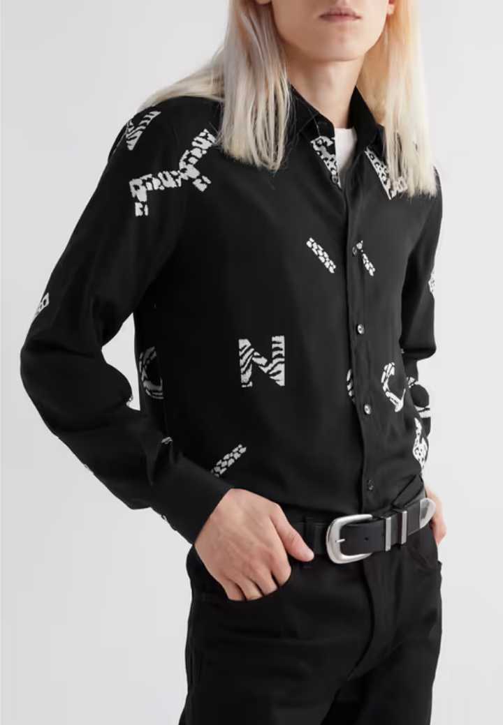 関税込】◇CELINE HOMME セリーヌオム◇ロゴ シャツ (CELINE