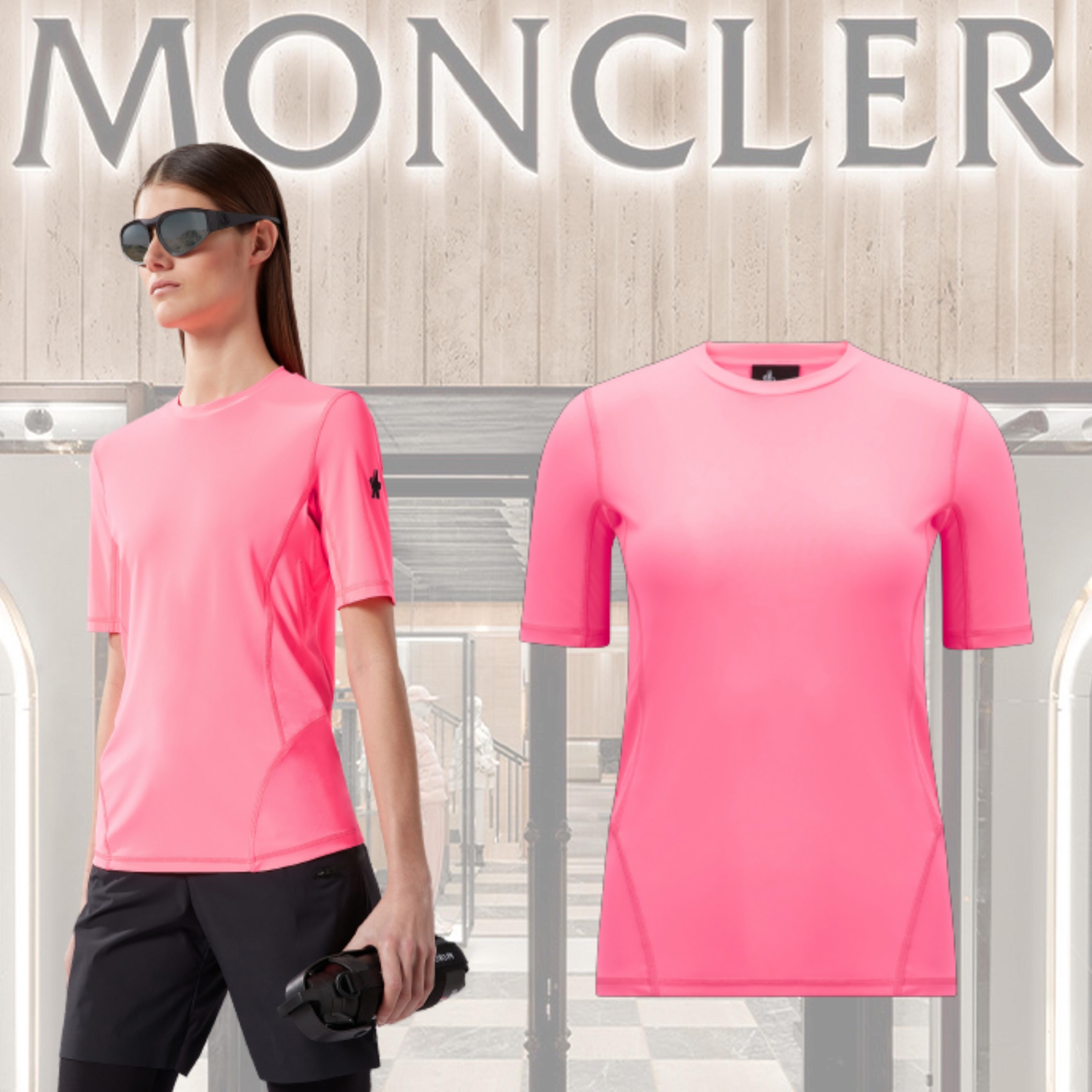★【Moncler Grenoble】T-shirt Activewear★ロゴTシャツ