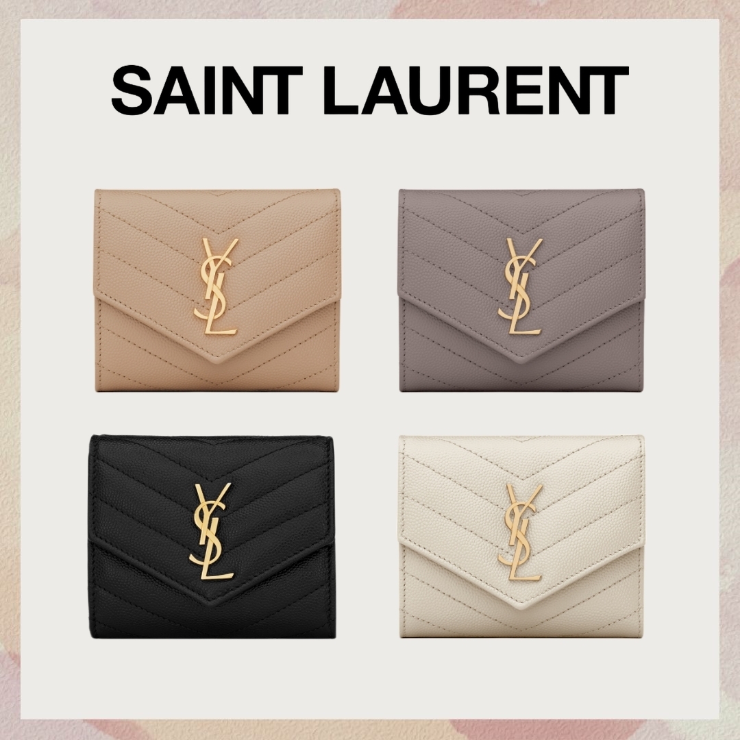 【Saint Laurent】カサンドラ マルチフォールドウォレット