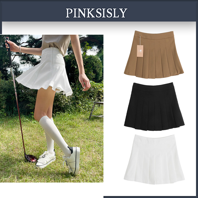 【PINKSISLY】★ゴルフ★クラシック プリーツ スカート