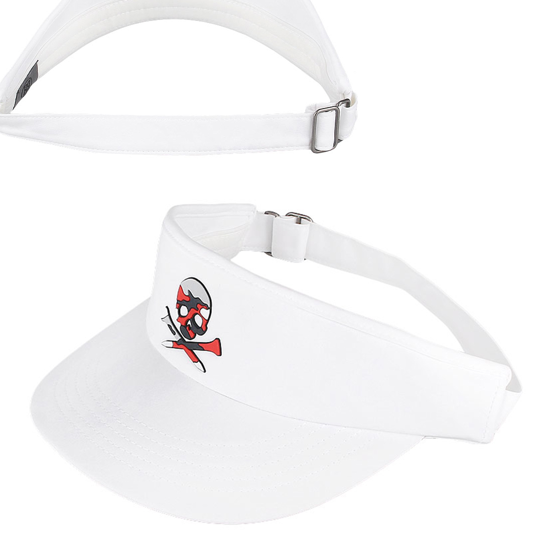 関税負担なし☆G FORE CAMO SKULL VISOR ゴルフキャップ男女OK