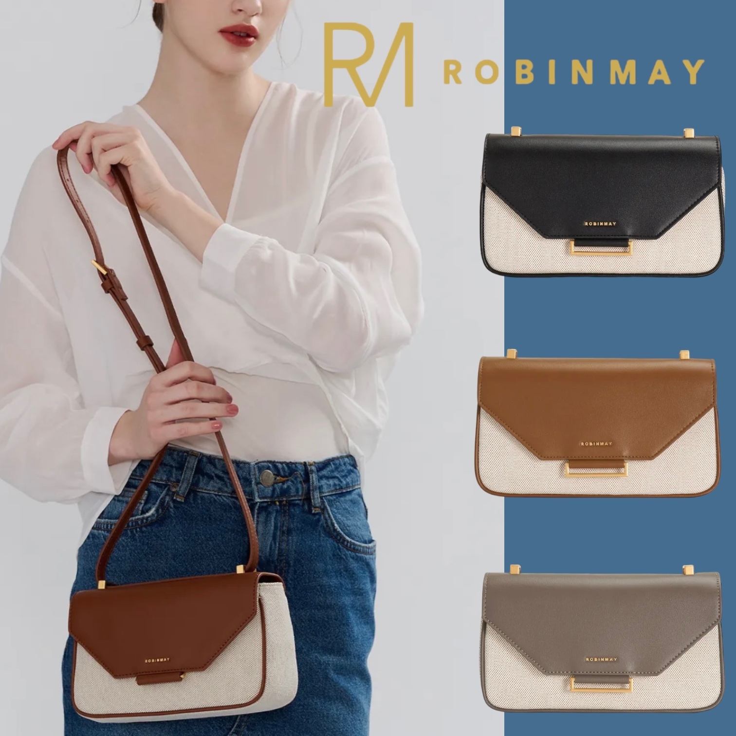 ★ROBINMAY☆浪花海島斜背包 WC109 ショルダーバック/送料込