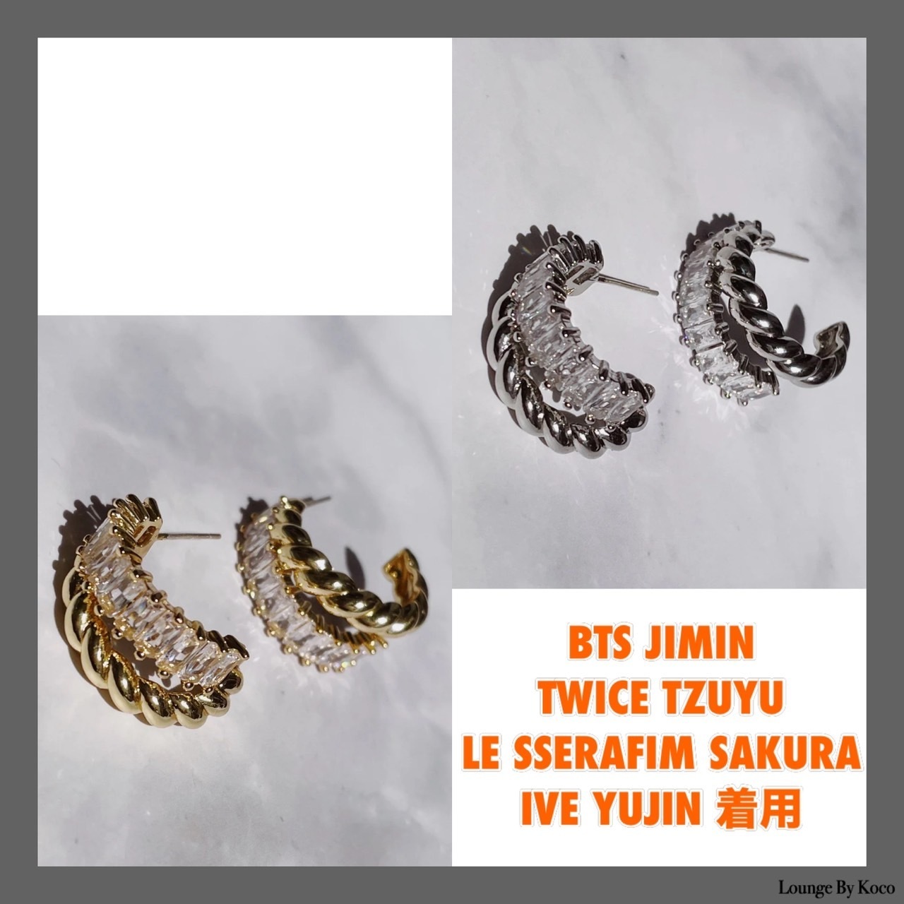 【just LoveR.】Eternal Earrings▲BTS着用