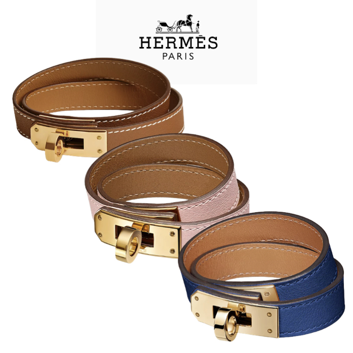 HERMES * ケリー ダブルツアー カーフスキンブレスレット 大人気！】HERMES☆ケリー ダブルツアー ブレスレット (HERMES