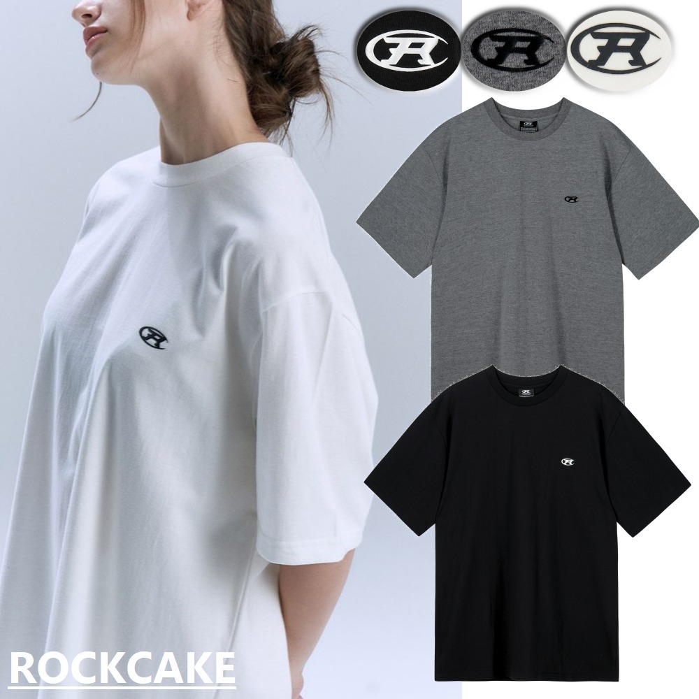 ROCKCAKE★韓国★人気★Urethane Logo boxy T-shirt 2色