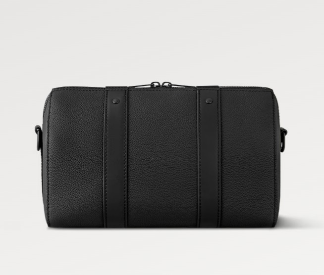 Louis Vuitton バッグ《City》ブラック レザー ロゴ 直営店