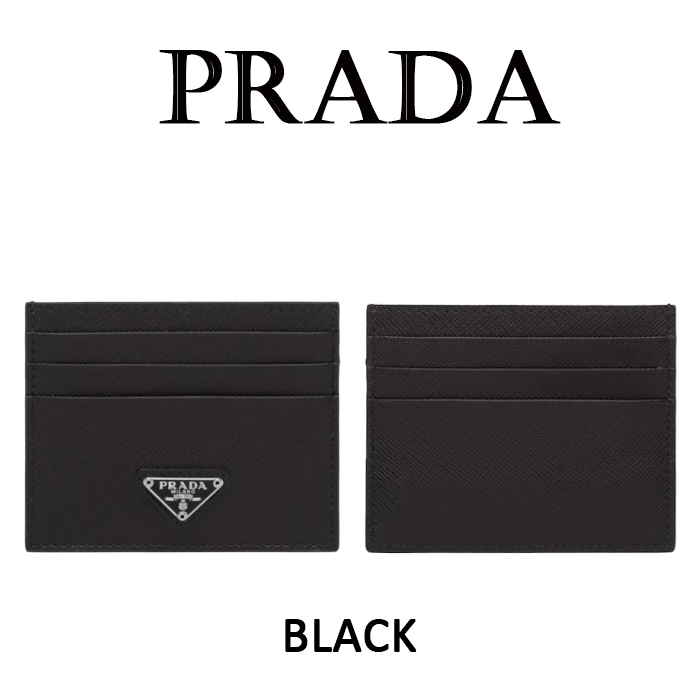 PRADA プラダ サフィアーノ レザー カードホルダー
