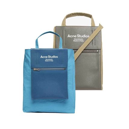 アクネストゥディオズ キーチェーンデニムトートバッグ ブルー ブルー（青）系 Acne Studios(アクネストゥディオス) トート
