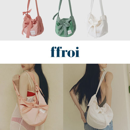 ffroi More Bags Casual Style Street Style 2WAY Plain Crossbody Logo Bags