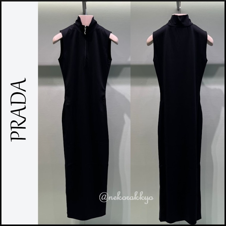 PRADA＊Jersey stretch dress ストレッチナイロンドレス＊送料込