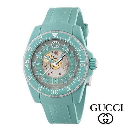 Gucci ブルー アナログ時計 ブルー（青）系 GUCCI(グッチ) 腕時計(メンズ) - 海外通販のBUYMA