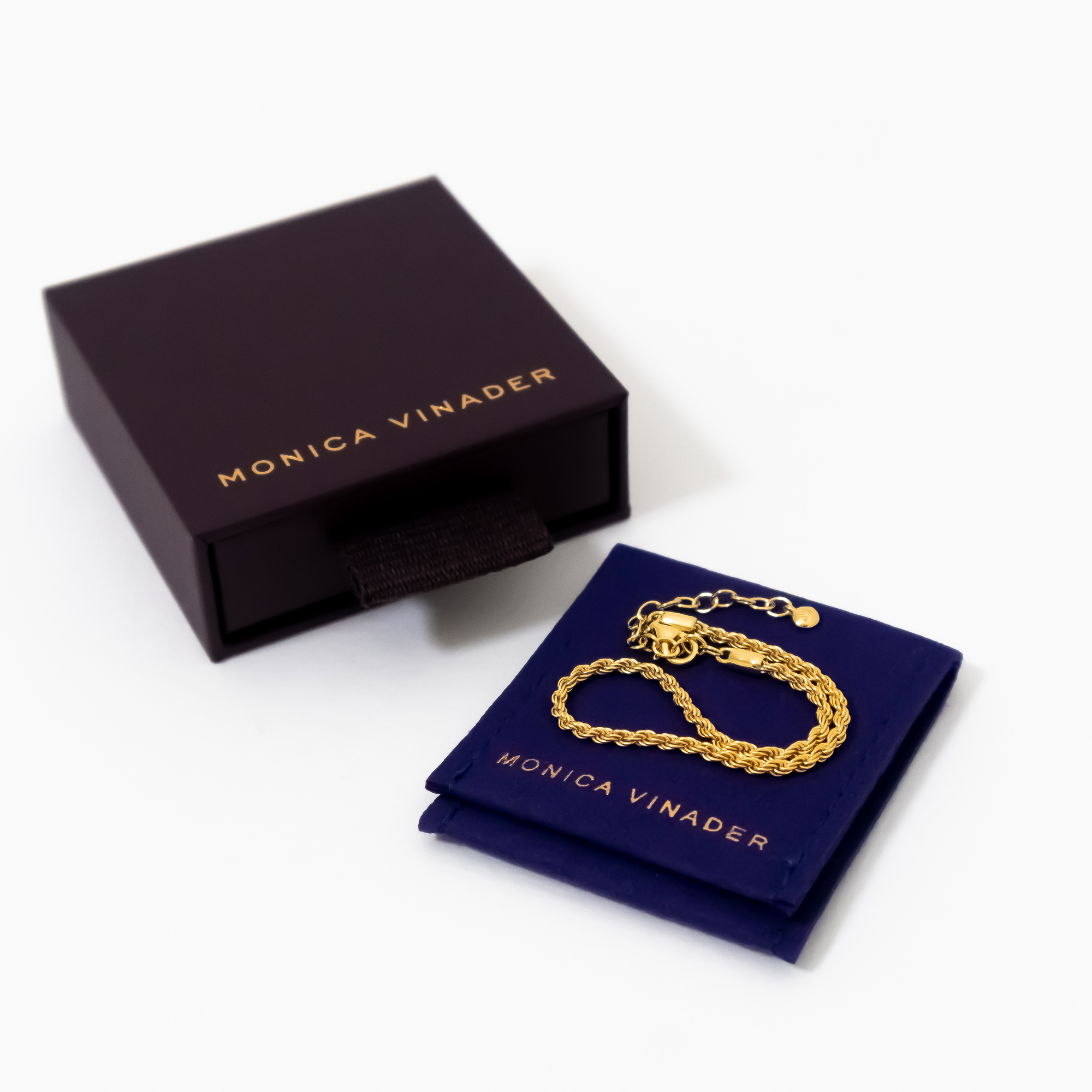 【MONICA VINADER】Rope チェーンブレスレット
