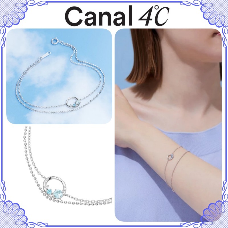 大人気!! Canal 4℃ ボールチェーン シルバー ブレスレット