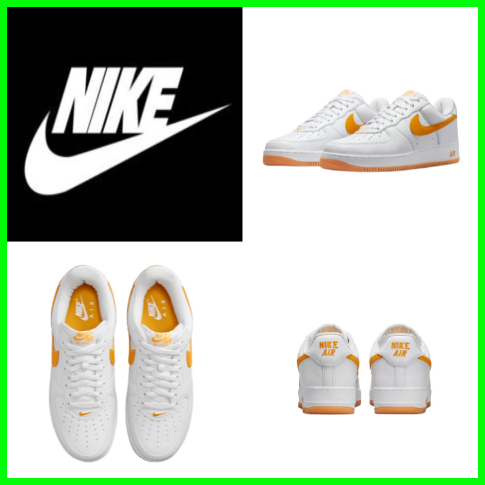 ★[NIKE]★Air Force 1 Low Retro QS University Gold★