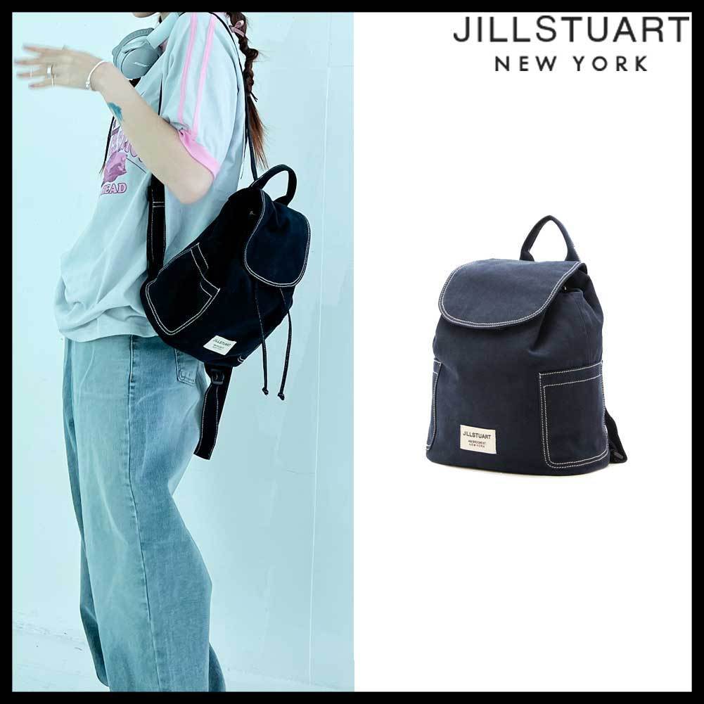 ●JILLSTUART●CANVAS STITCH BACKPACK キャンバス バッグ