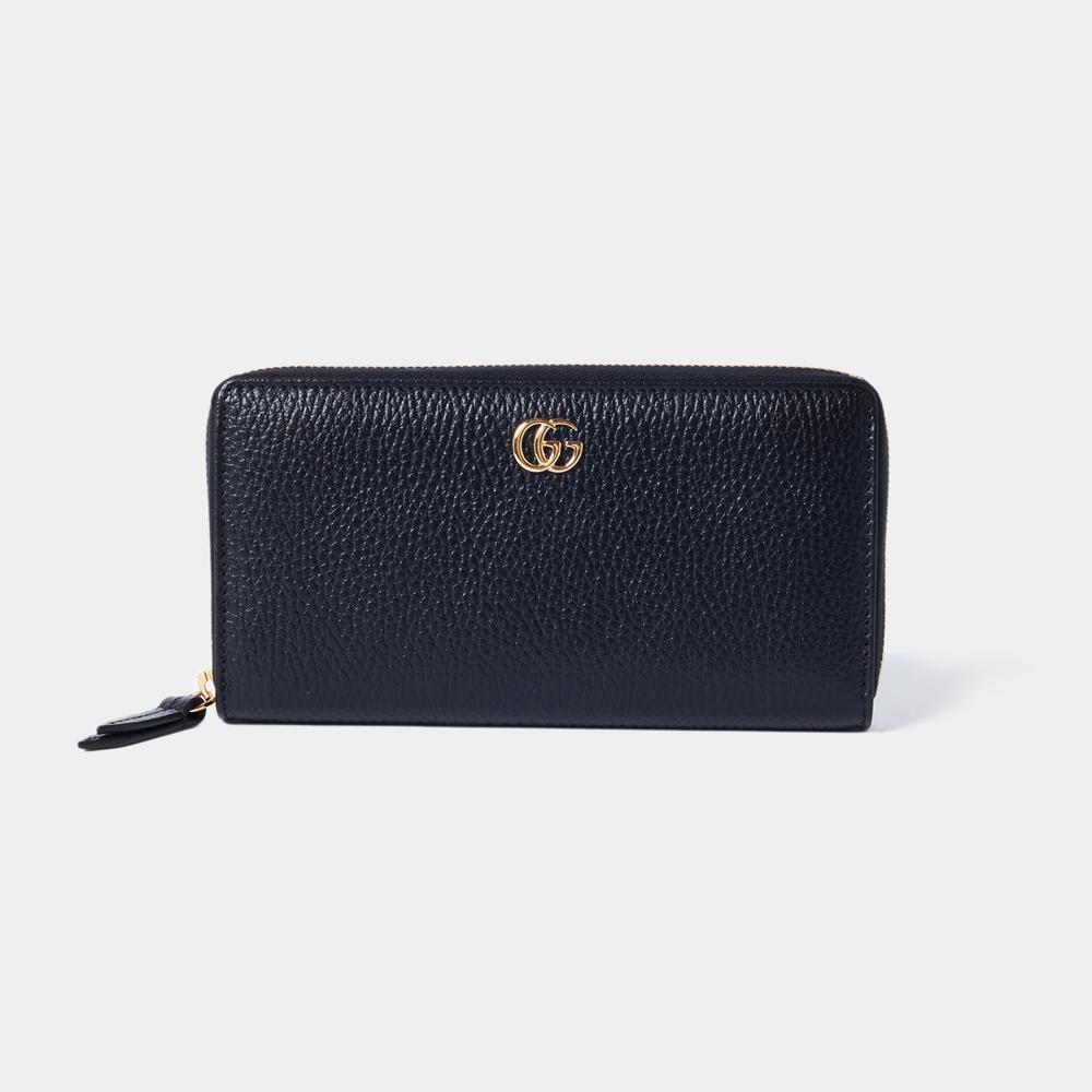 関税負担なし☆GUCCI バンブー付き ジップアラウンドウォレット