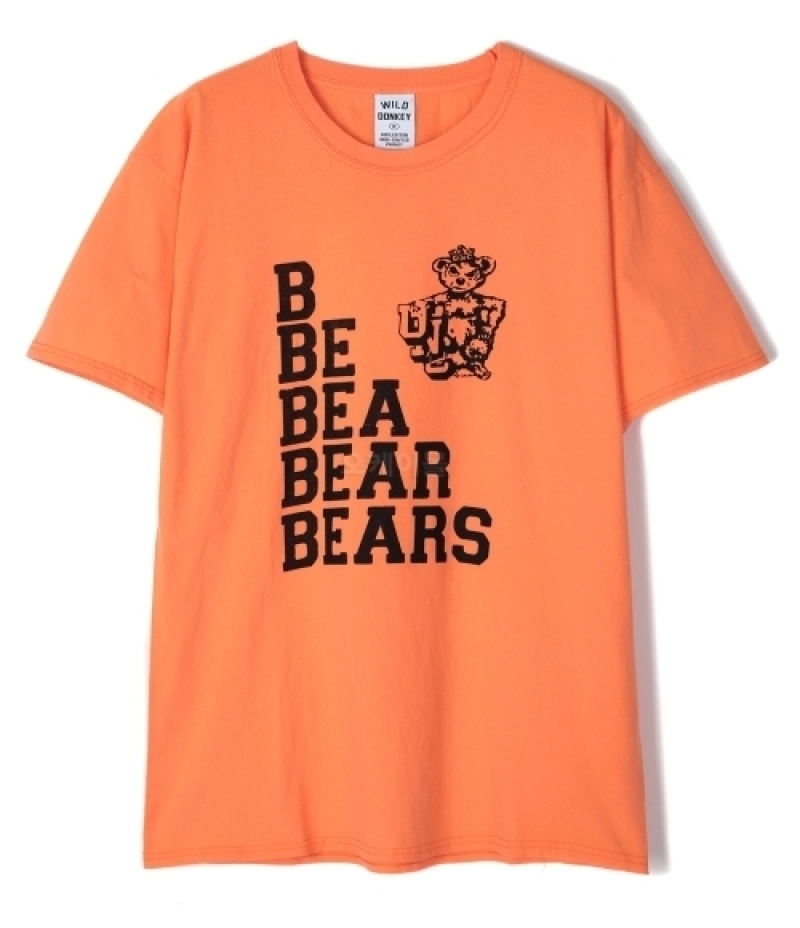 WILD DONKEY｜SHORT-SLEEVED ROUND NECK T-SHIRTS (T-BEARS)