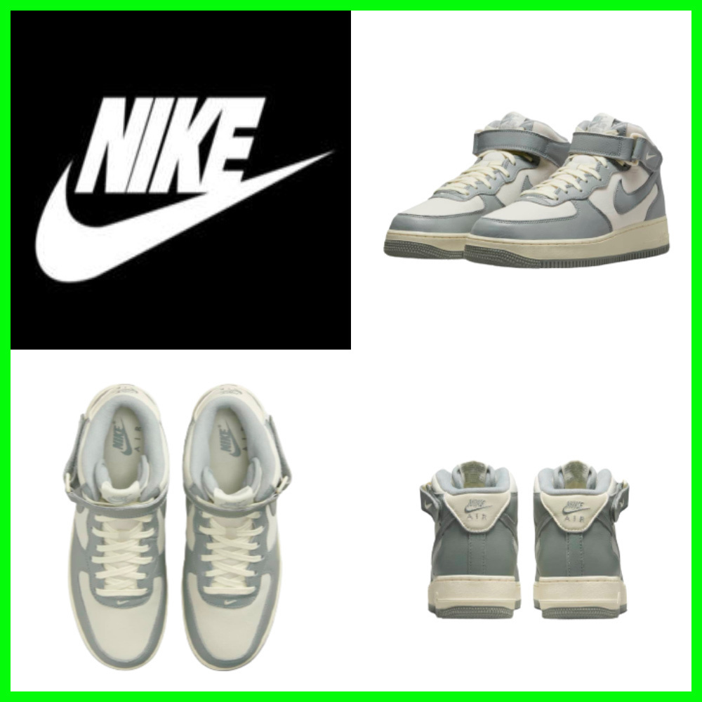 ★[NIKE]★Air Force 1 '07 Mid Mica Green★24~30 CM★