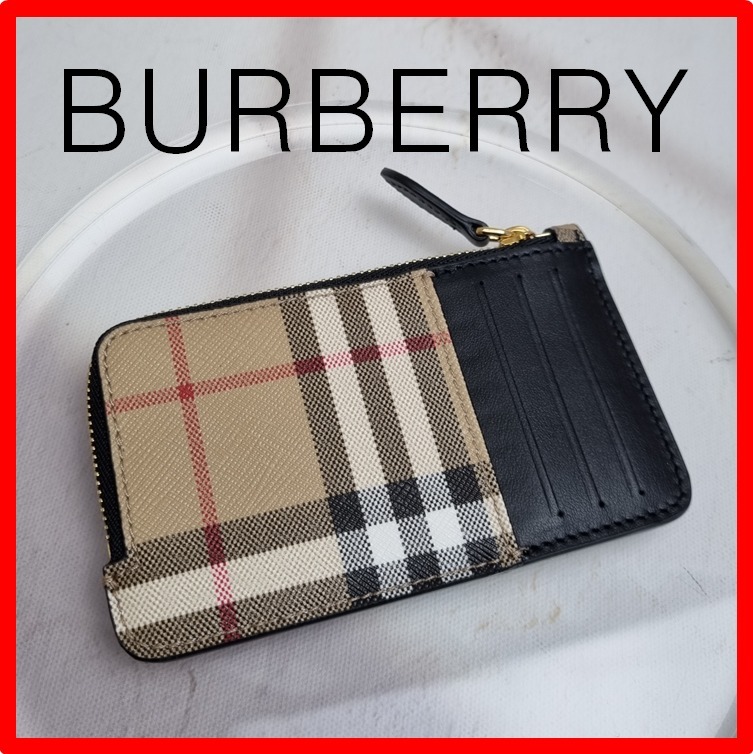 ★人気★【BURBERRY】★ビンテージ チェック カードケー.ス★