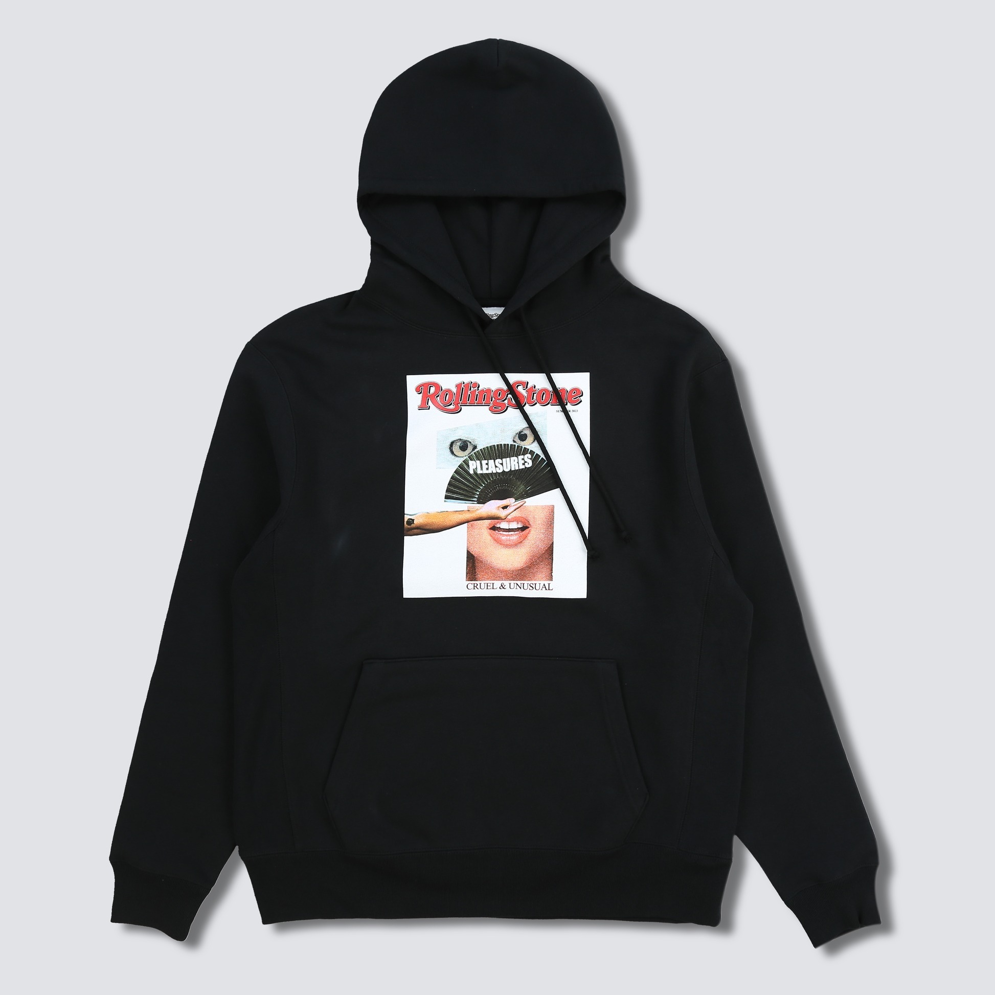 海外限定 PLEASURES × ROLLING STONE グラフィック パーカー