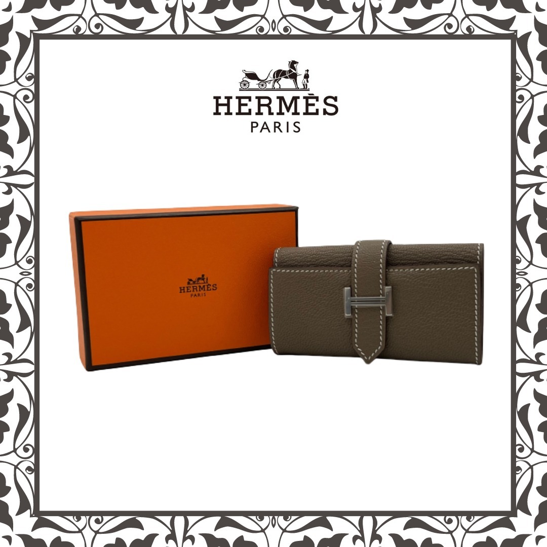 HERMES エルメス ベアン キーケース エトゥープ