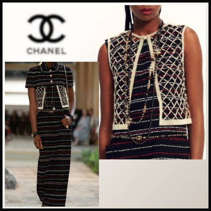 CHANEL Vest Jackets Jewel Vest