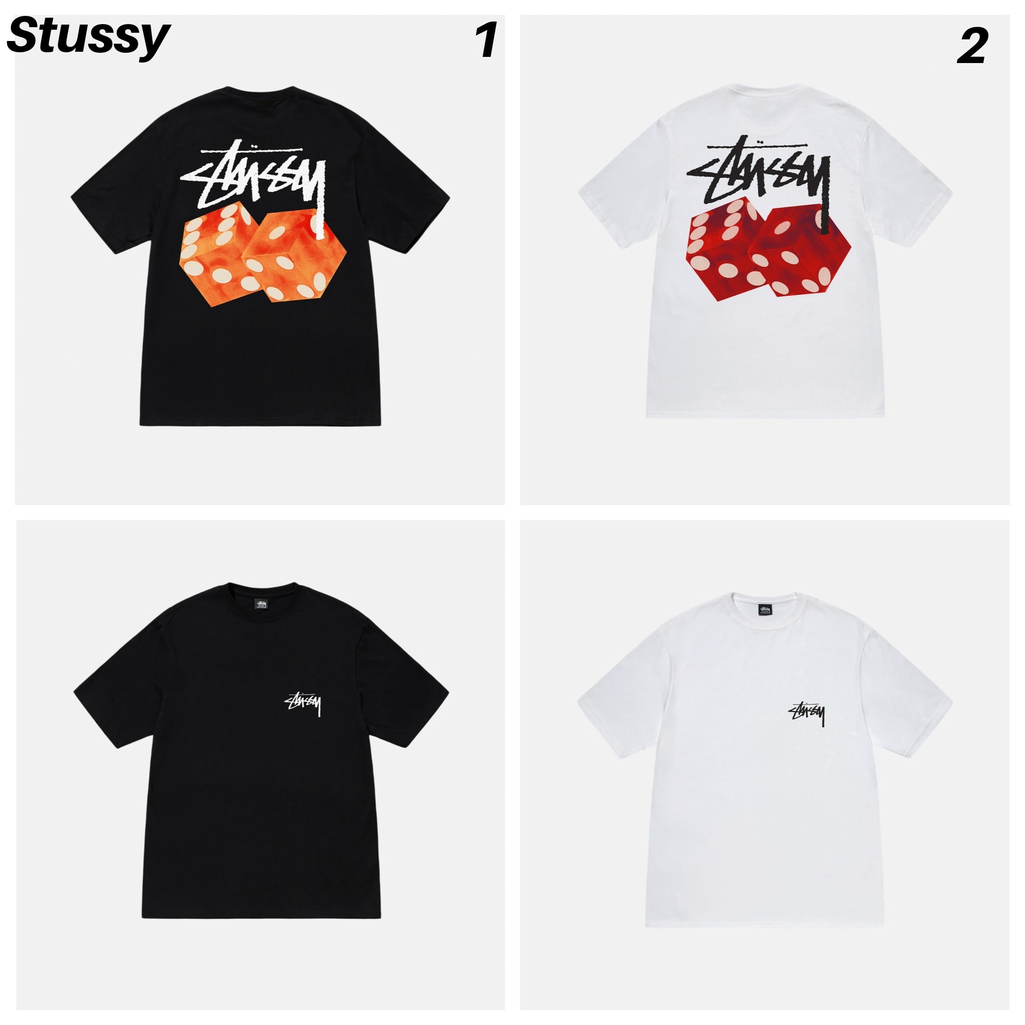 【STUSSY】☆半袖Tシャツ☆DICED OUT TEE